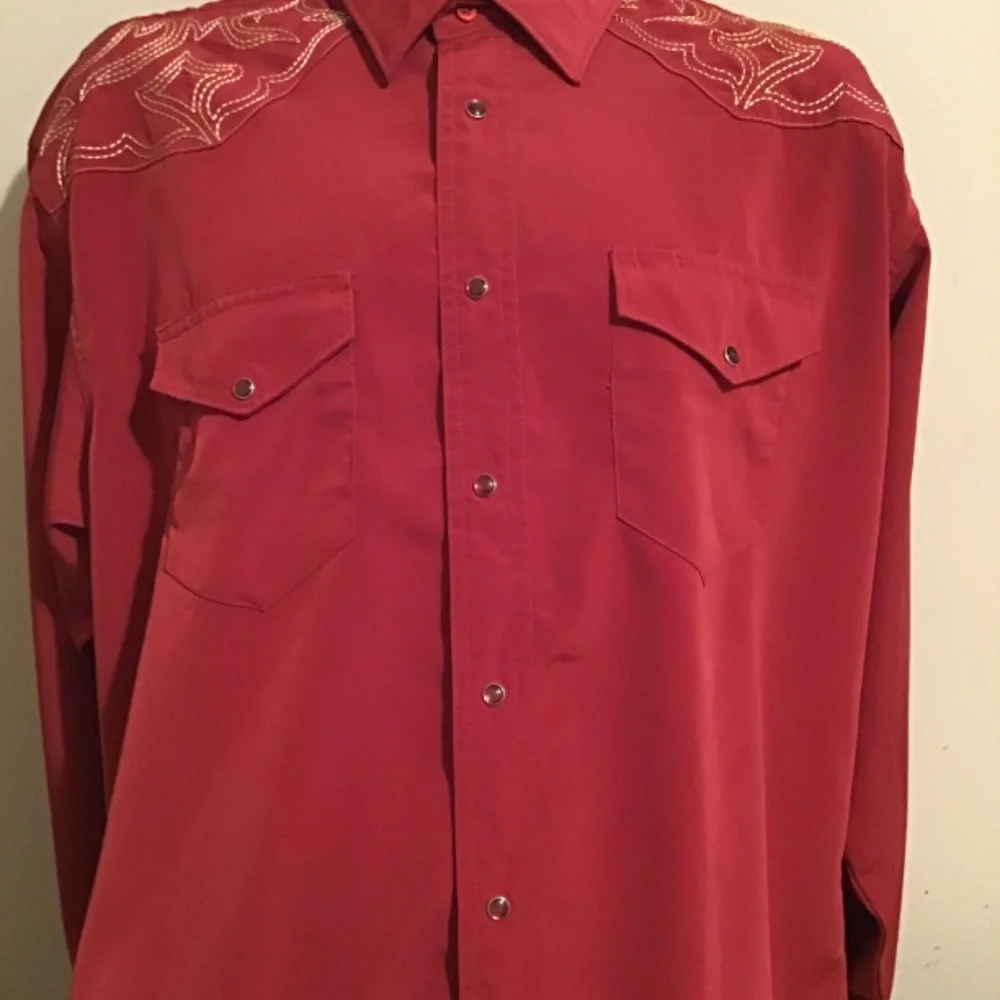 🔥SALE! Vintage  western shirt, material tag missing, size XL, no rips/stains🔥 - Picture 2 of 6